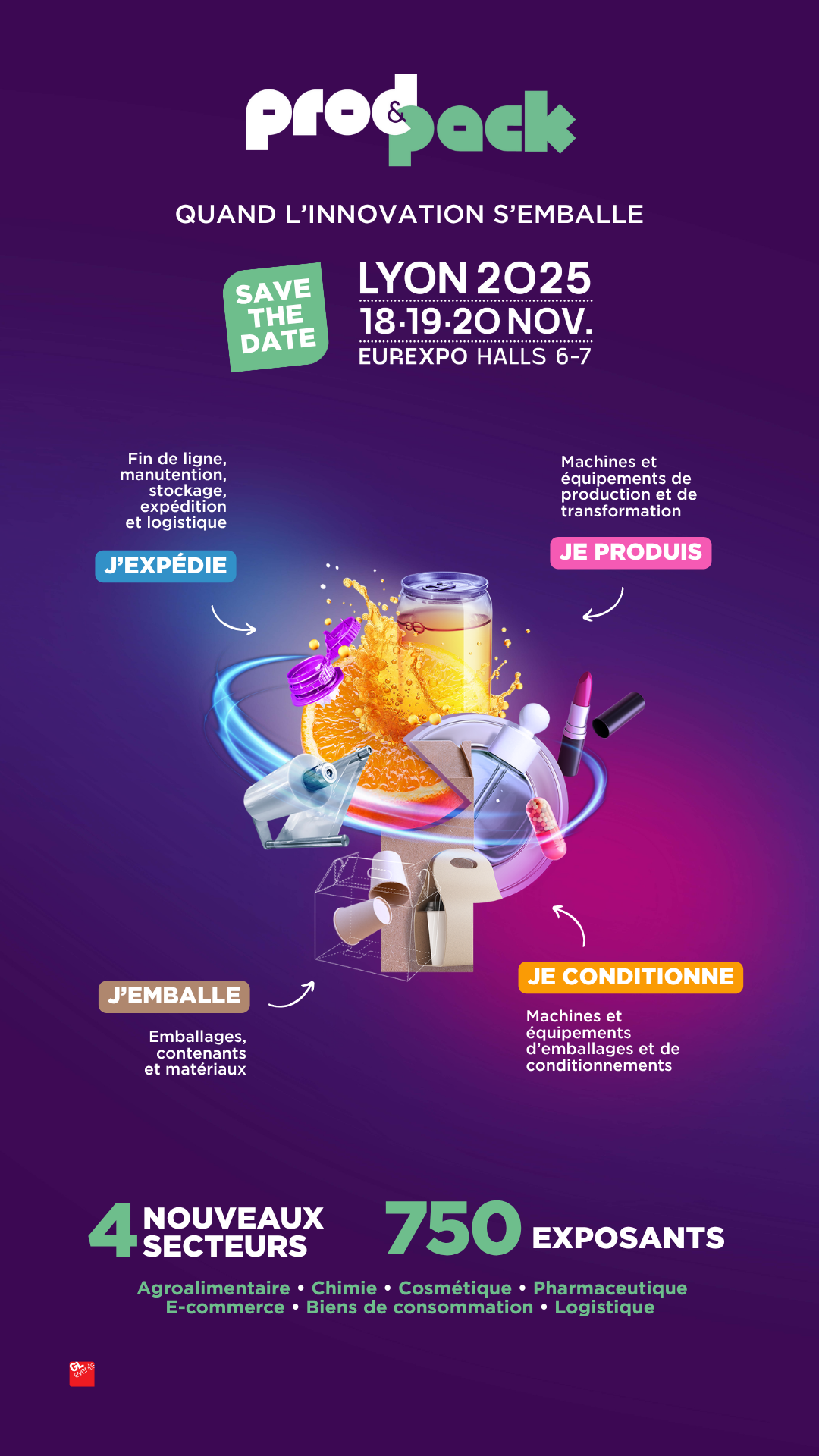 Salon PROD&PACK Lyon - 18 au 20 novembre 2025