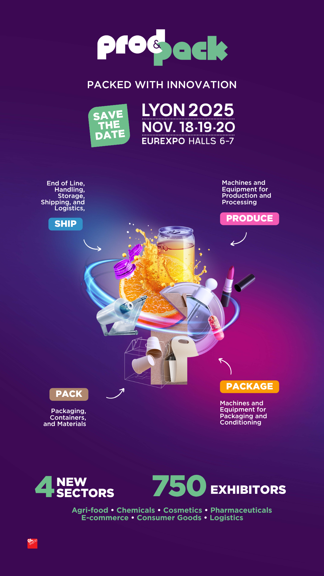 Salon PROD&PACK Lyon - 18 au 20 novembre 2025