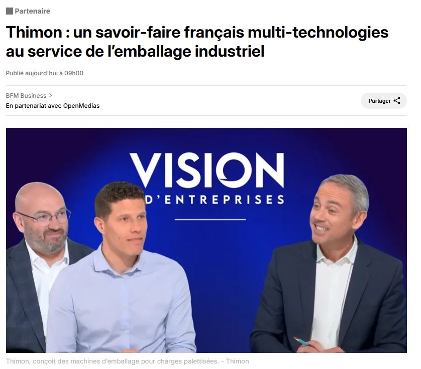 Visuel article et vidéo Thimon - BFM